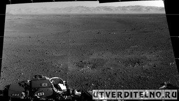 Снимок поверхности Марса, сделанный марсоходом Curiosity