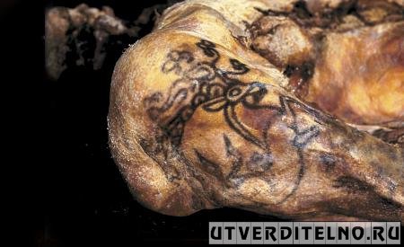 Татуировка на мумии «алтайской принцессы»